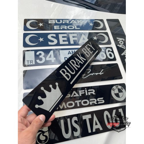 Appcity Lüks Pleksi Dekor Plaka, Süs Plaka, Hediyelik Plaka, Lazer Baskılı Plaka